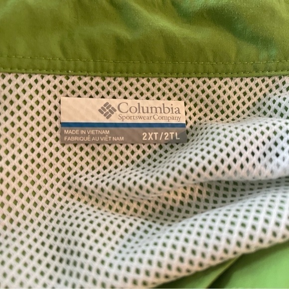 Columbia men’s PFG short sleeve XXL green fishing button down shirt - Picture 9 of 12